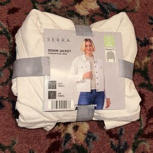 White Denim Jacket - Packaged
